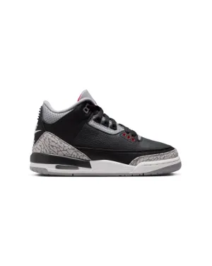 Jordan 3 Retro ( GS ) - "Black Cement"