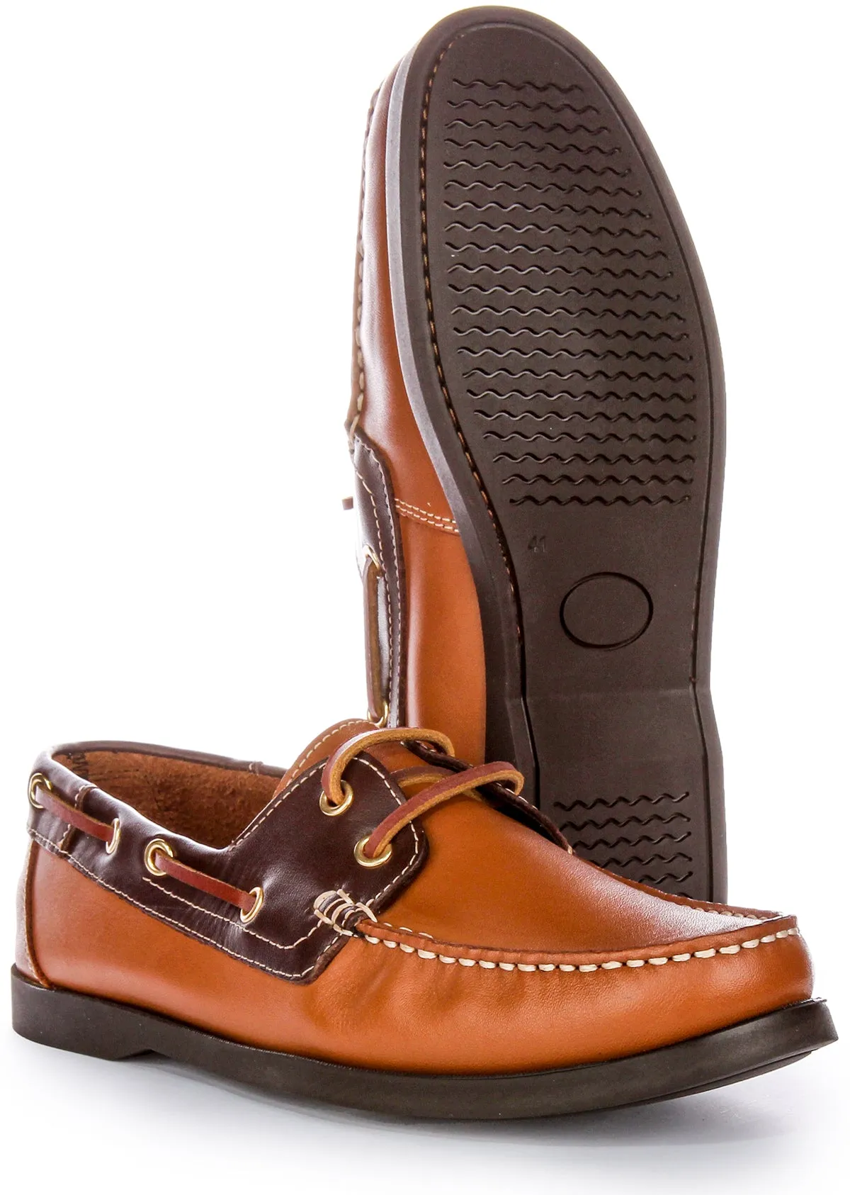 Justinreess England Bay In Tan Brown For Men