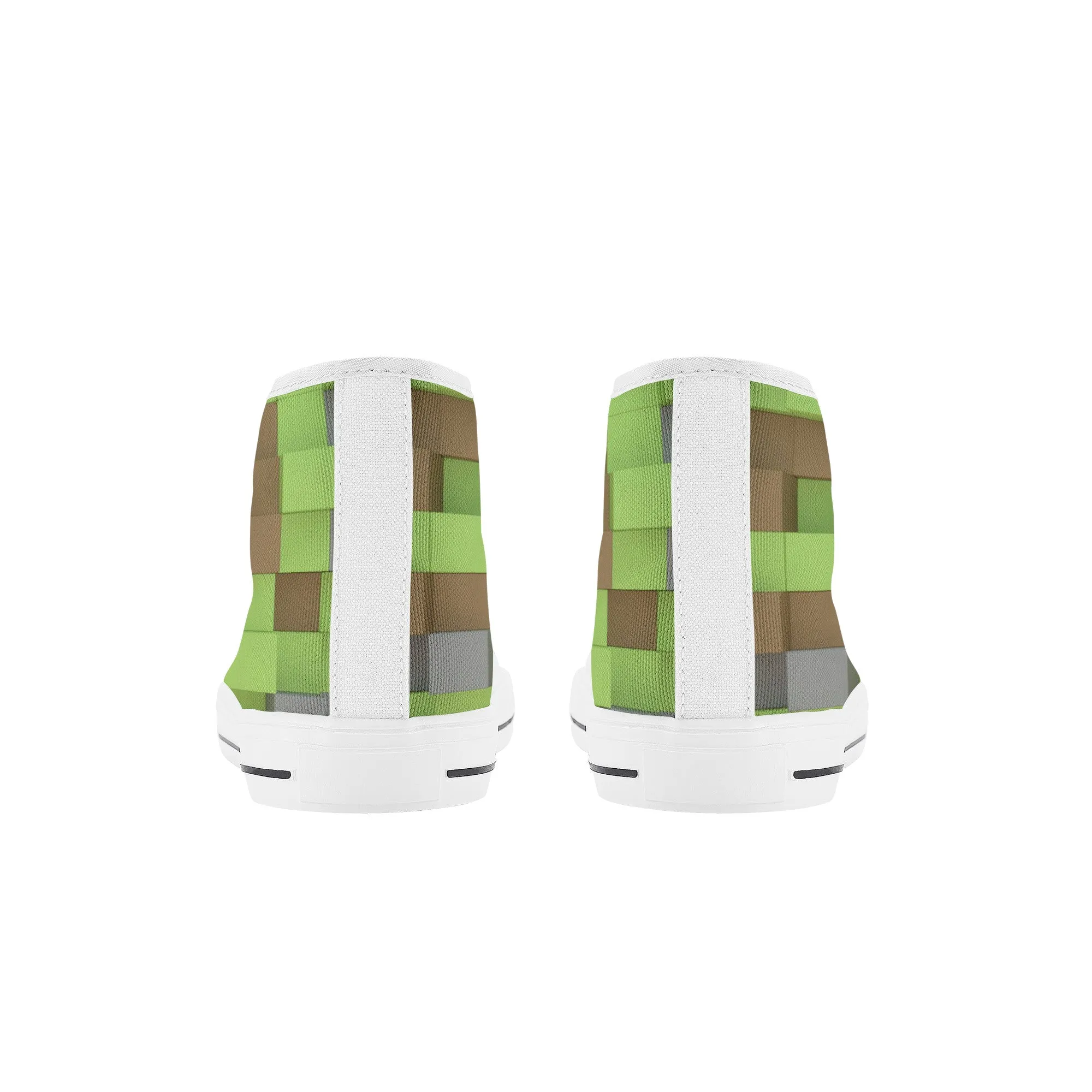 Kids High Top Sneakers - Green