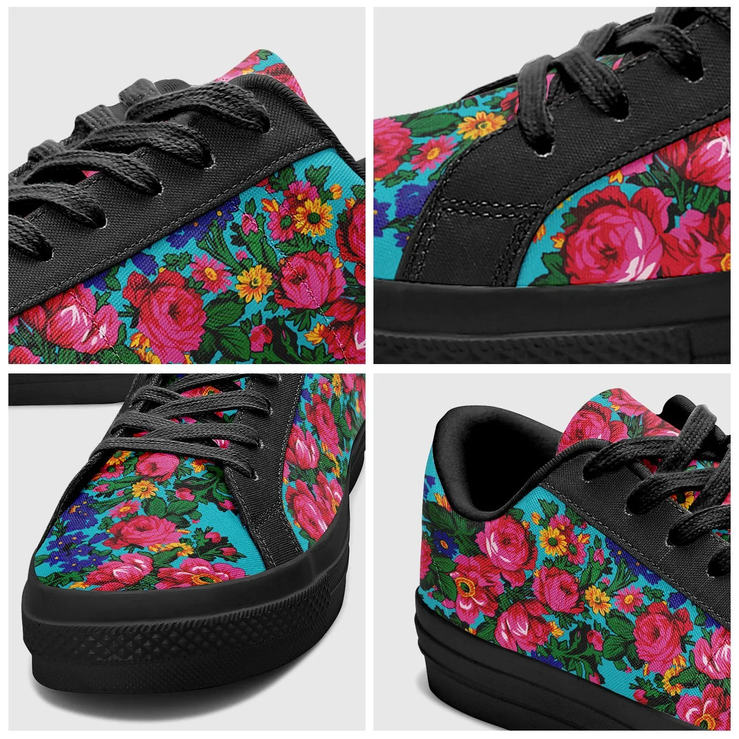 Kokum's Revenge - Sky Aapisi Low Top Canvas Shoes Black Sole