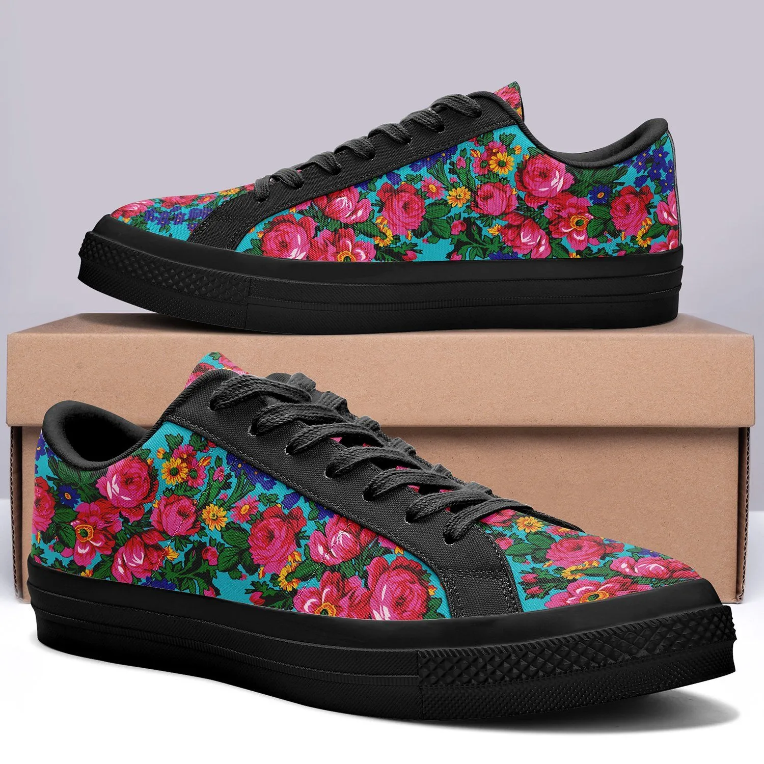 Kokum's Revenge - Sky Aapisi Low Top Canvas Shoes Black Sole