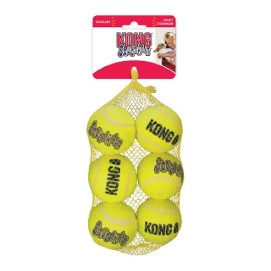 KONG Squeakair Balls Med 6Pk