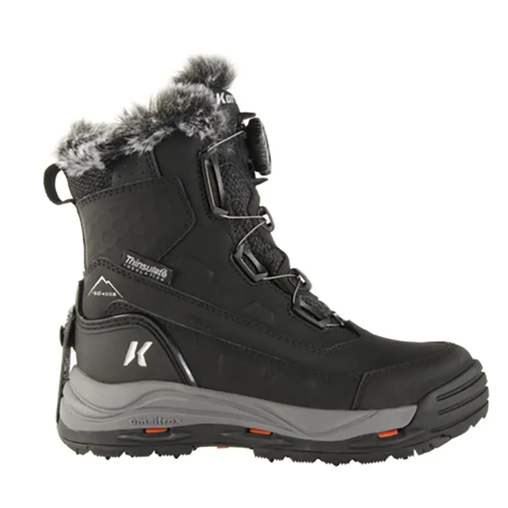 Korkers Women's Snowmeggedon Boot - Black/Grey