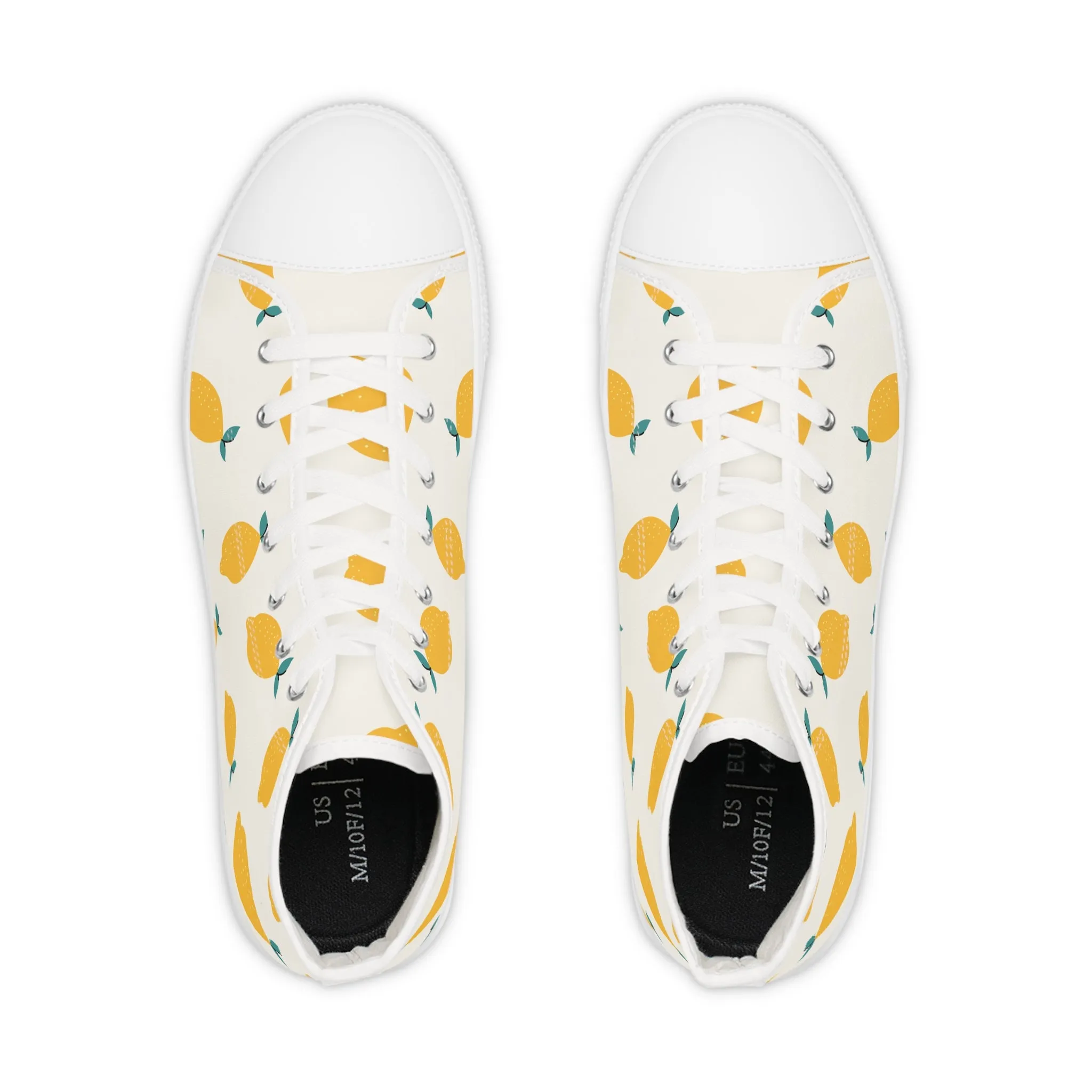 Lemons Men's High Top Sneakers