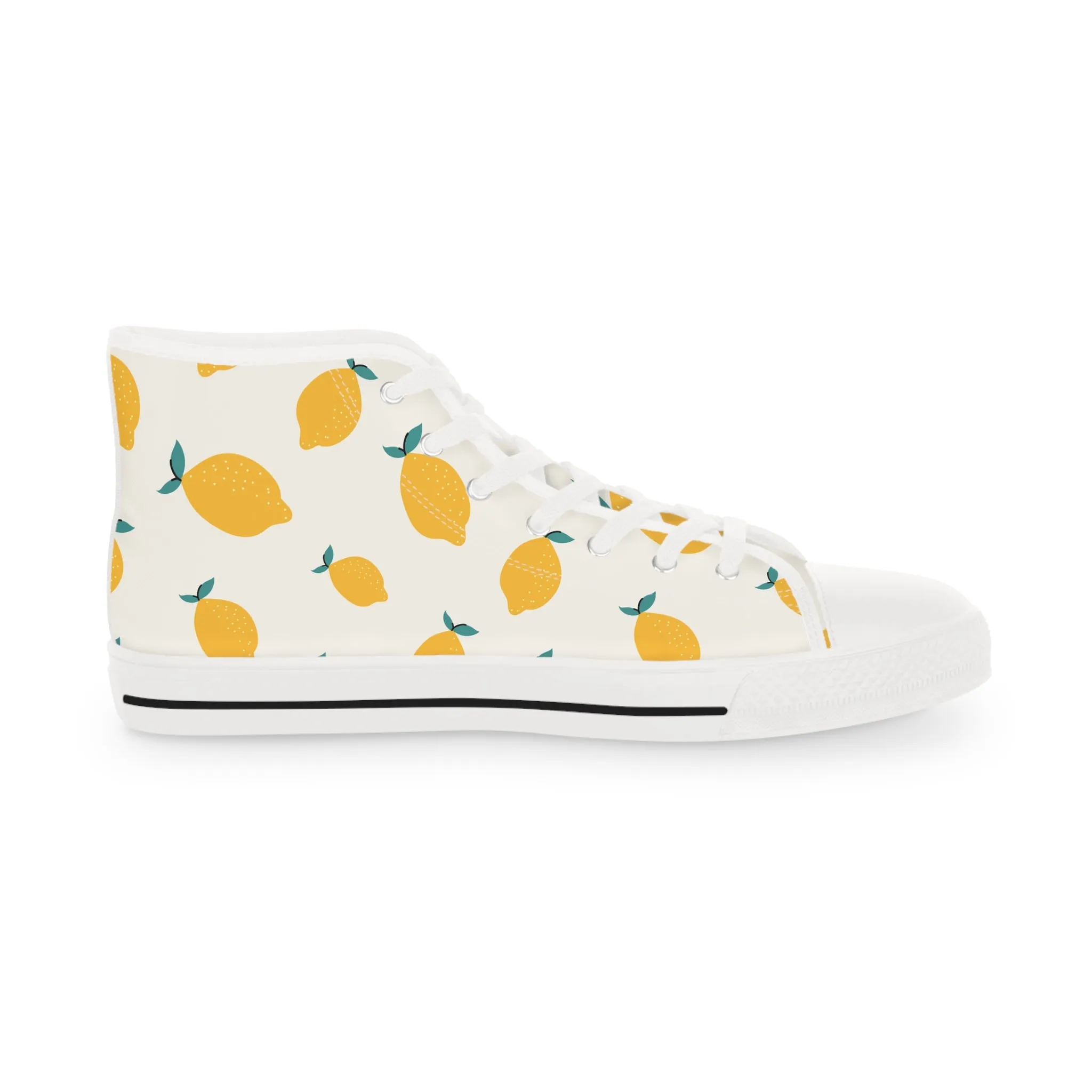 Lemons Men's High Top Sneakers