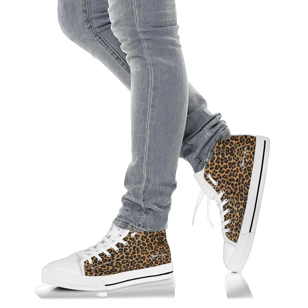 Leopard High Top Sneakers