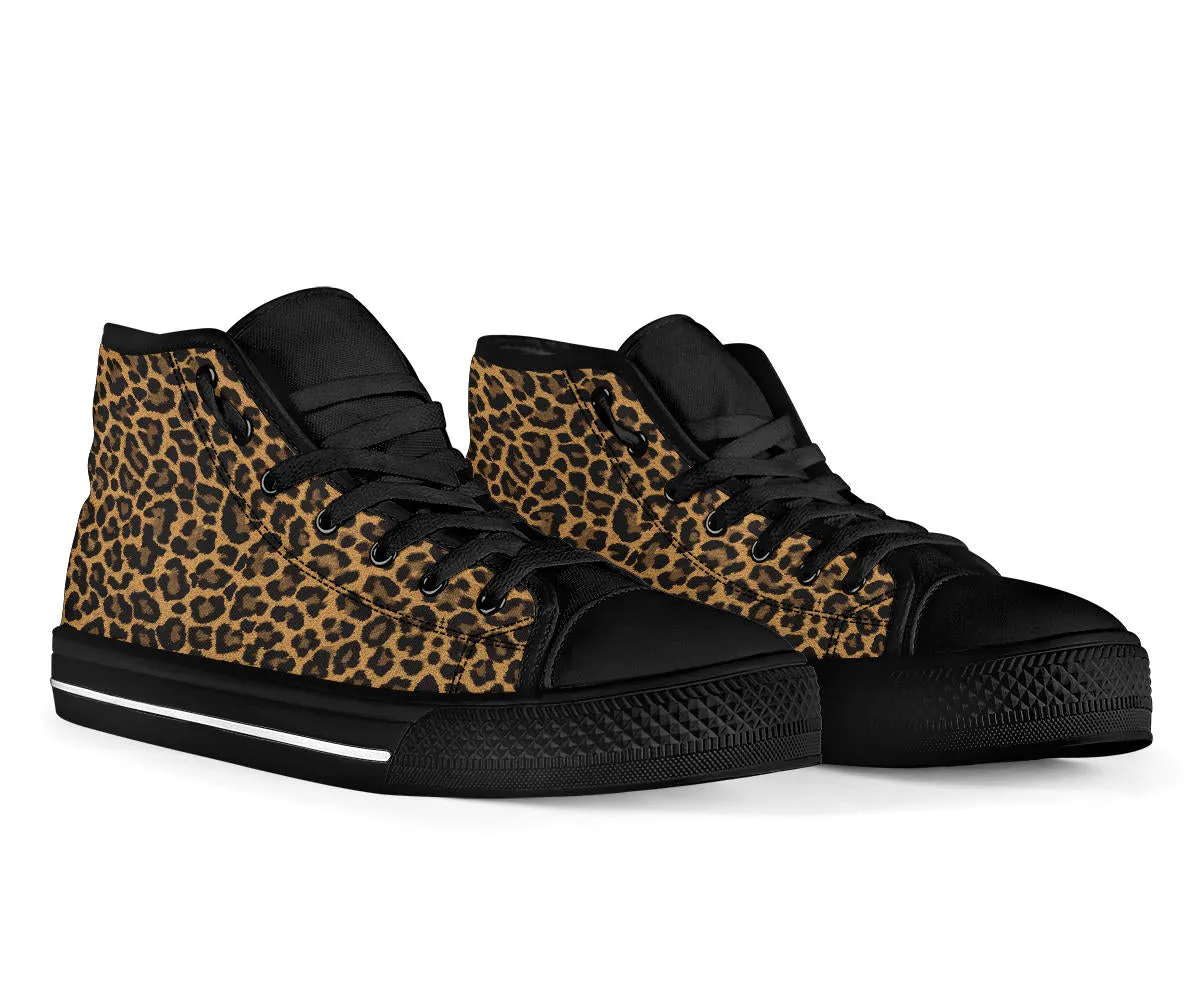 Leopard High Top Sneakers