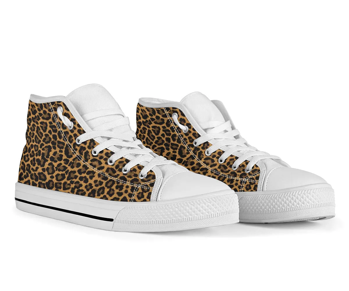 Leopard High Top Sneakers