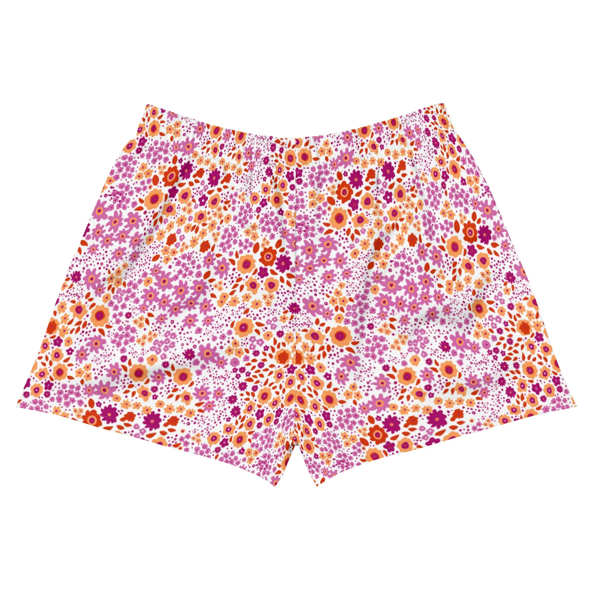 Lesbian Flowers Athletic Shorts