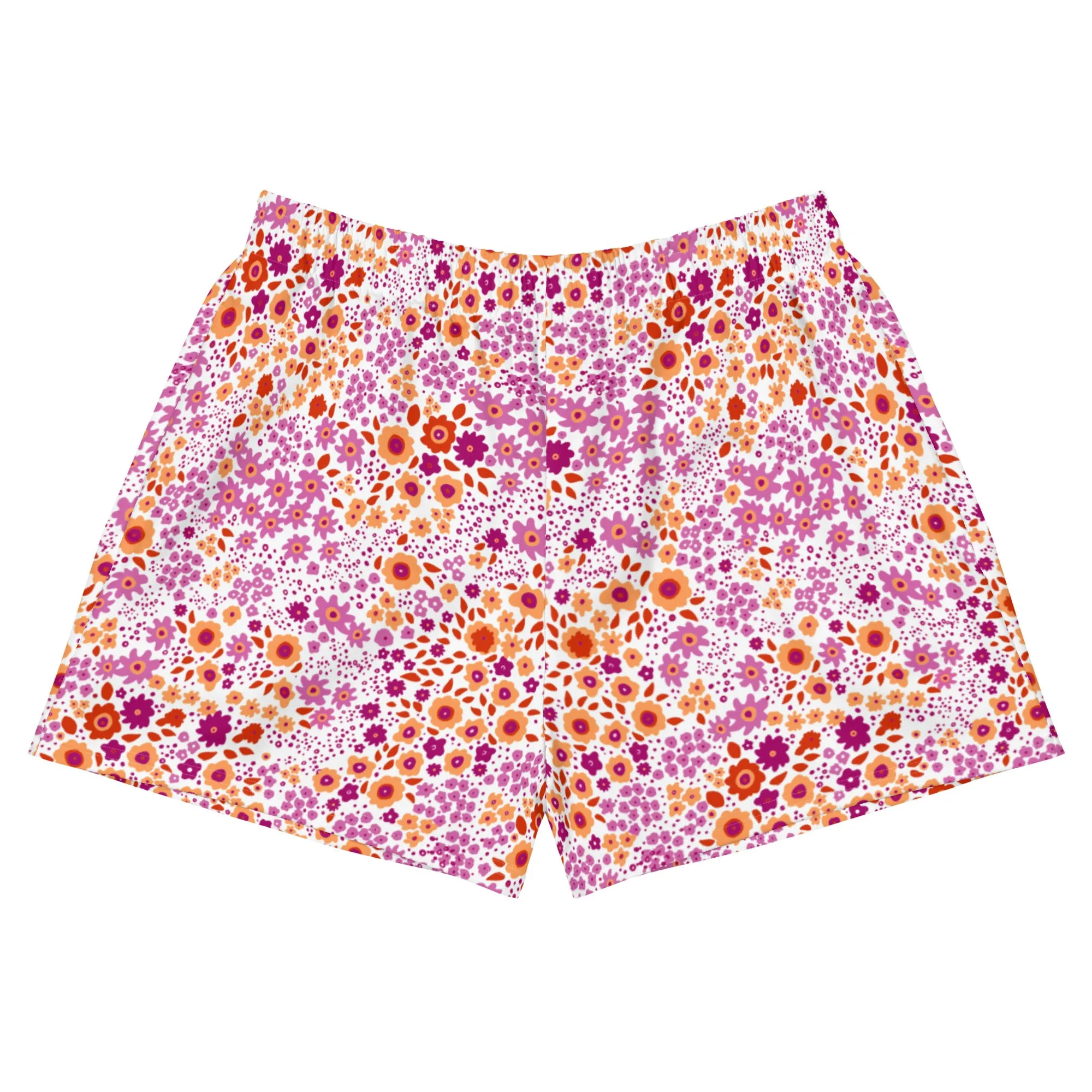 Lesbian Flowers Athletic Shorts