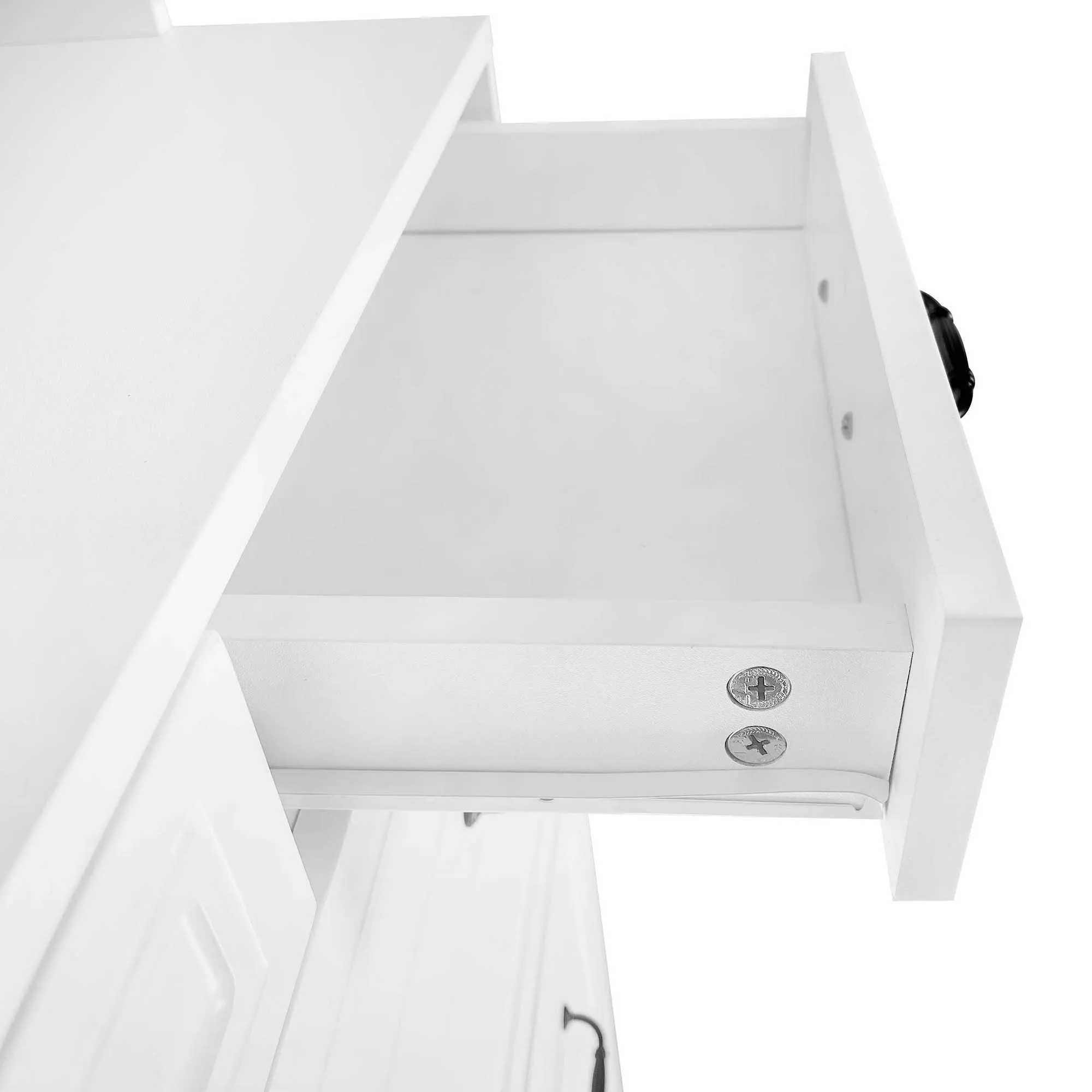 Macer Multi-functional Shoe Cabinet - White