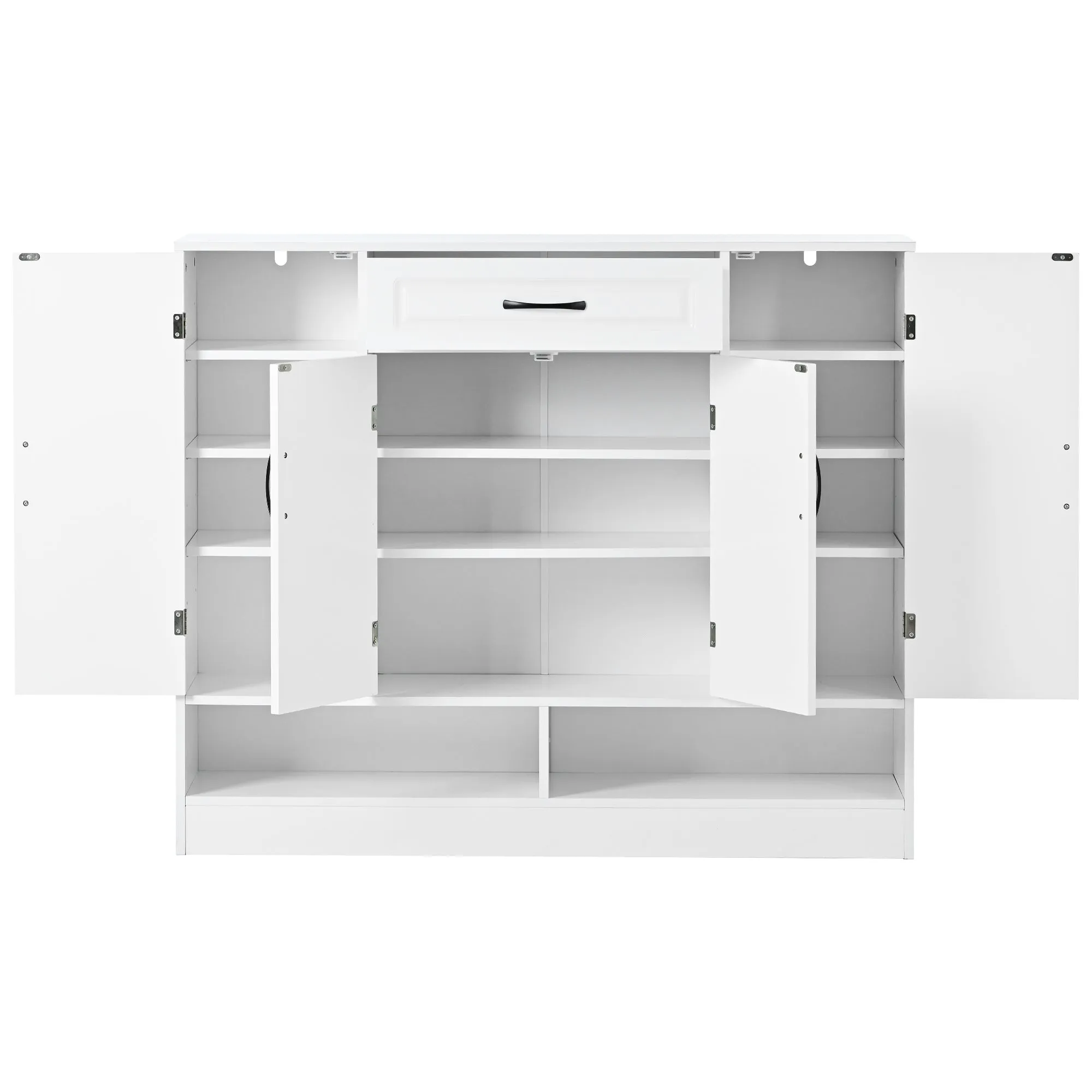 Mali Sleek and Modern Shoe Cabinet - White