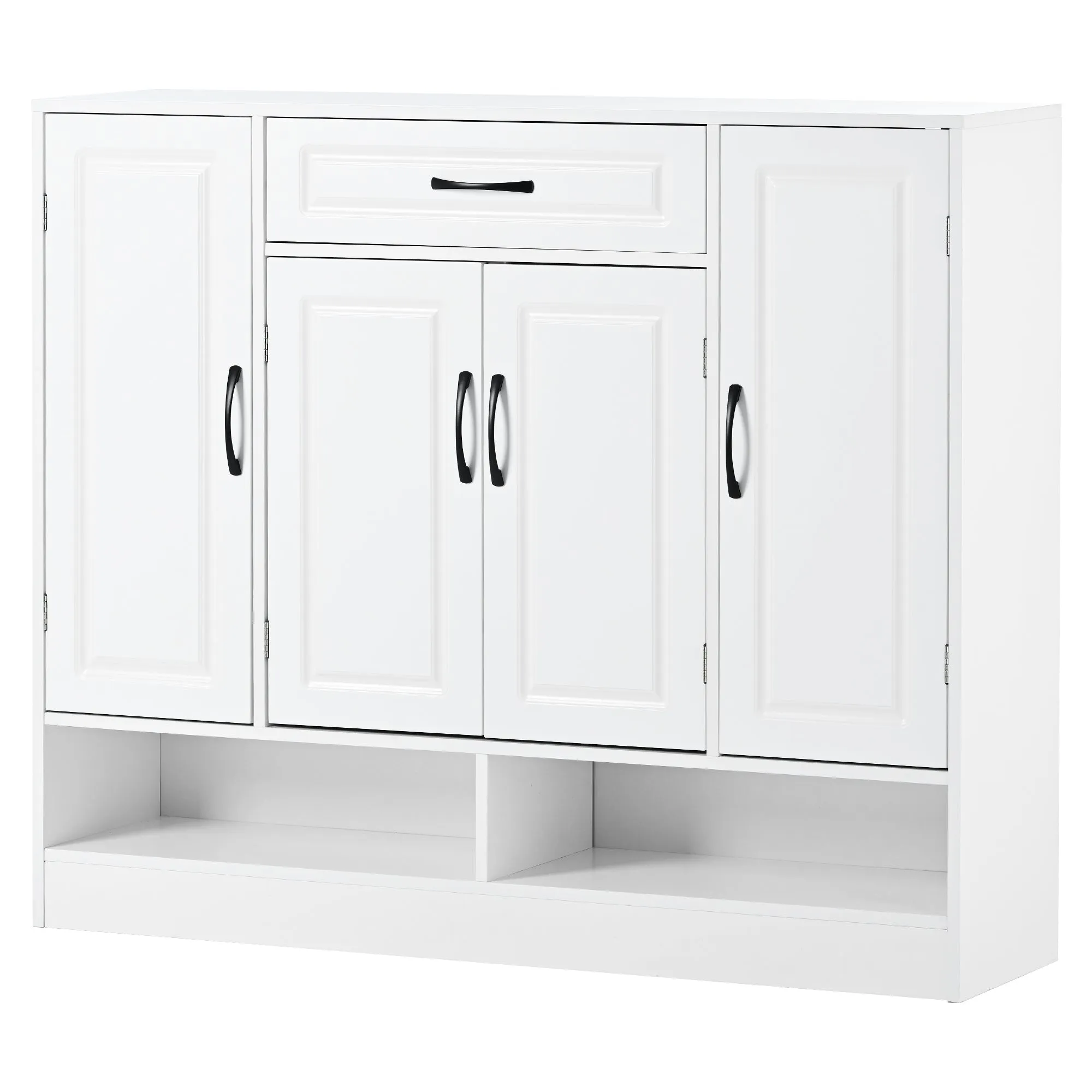 Mali Sleek and Modern Shoe Cabinet - White