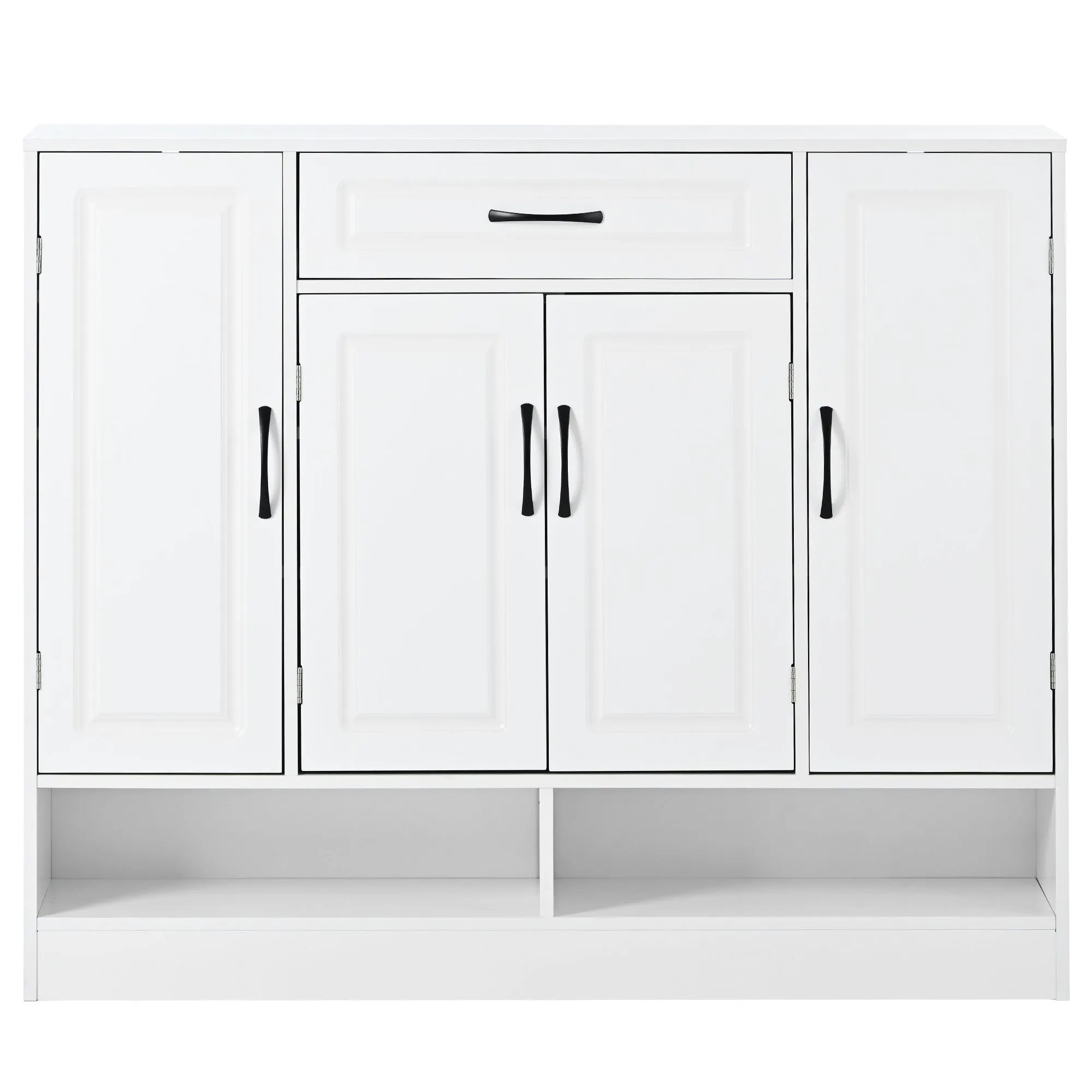 Mali Sleek and Modern Shoe Cabinet - White