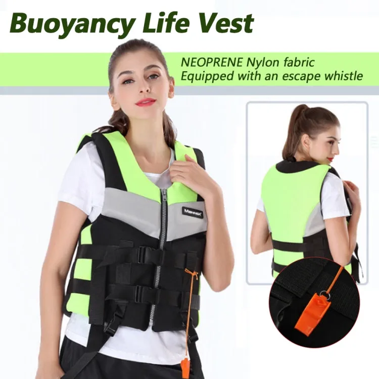 MANNER QP2030 Adult Buoyancy Vest Swimming Aid Life Jacket, Size:XL(Orange)