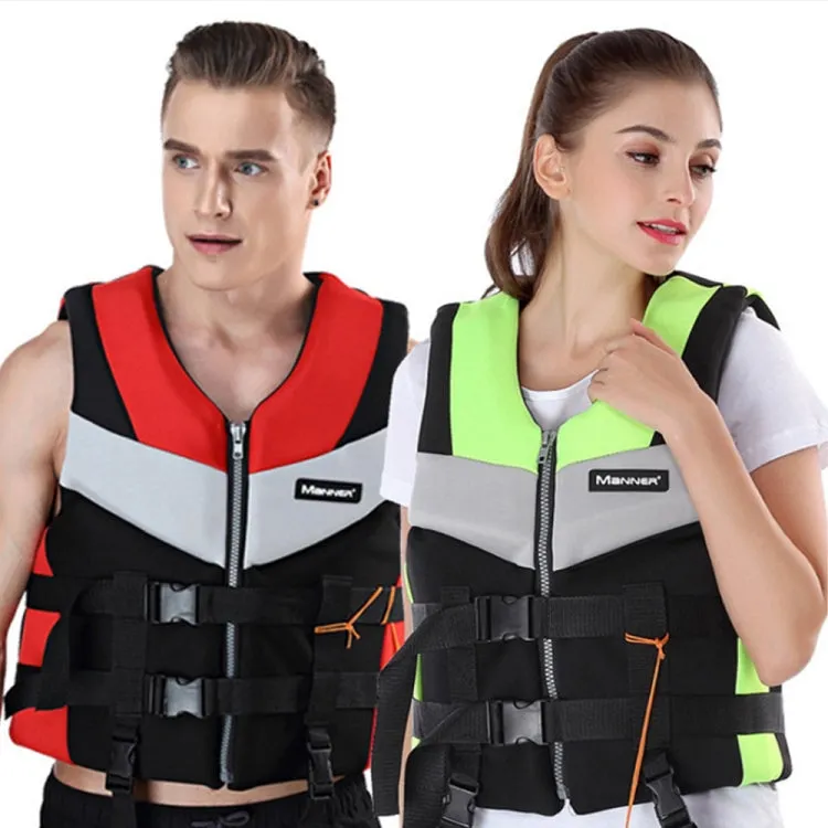 MANNER QP2030 Adult Buoyancy Vest Swimming Aid Life Jacket, Size:XL(Orange)