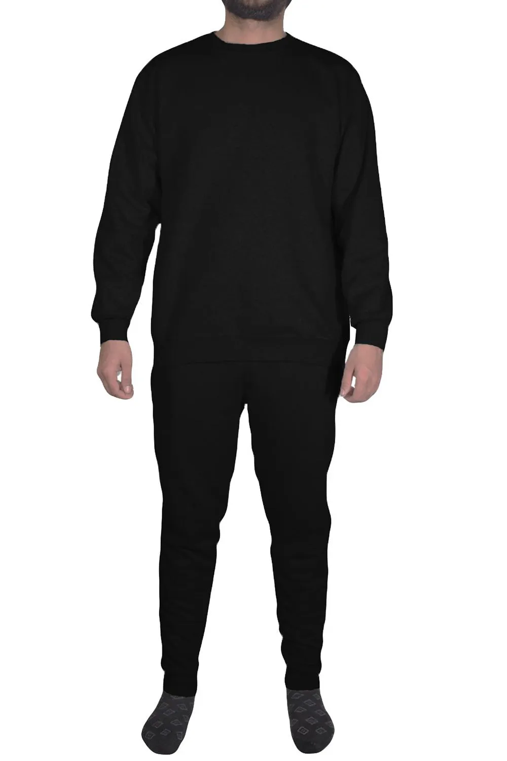 Mens Athletic Crew Neck Tracksuit