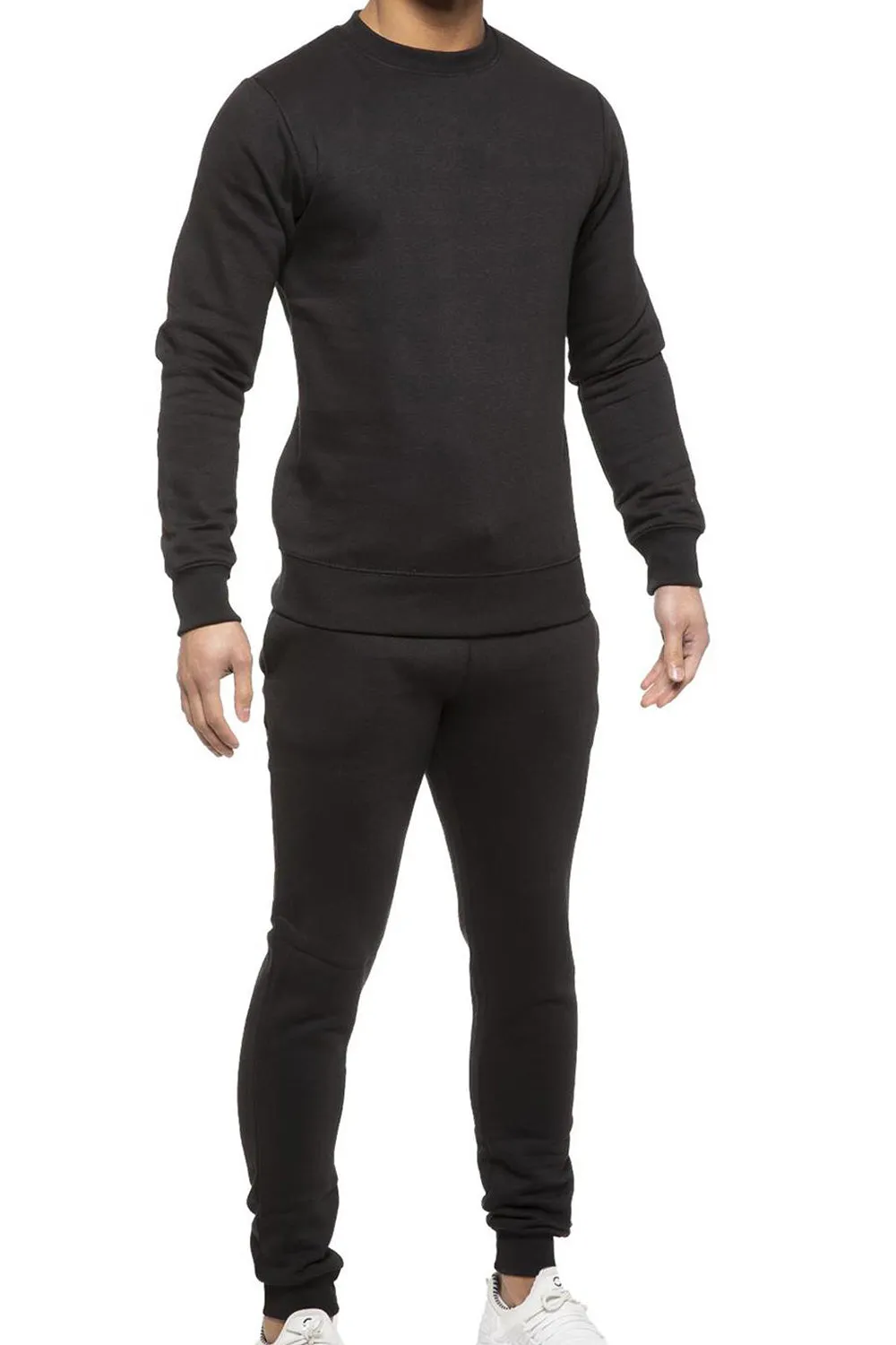 Mens Athletic Crew Neck Tracksuit