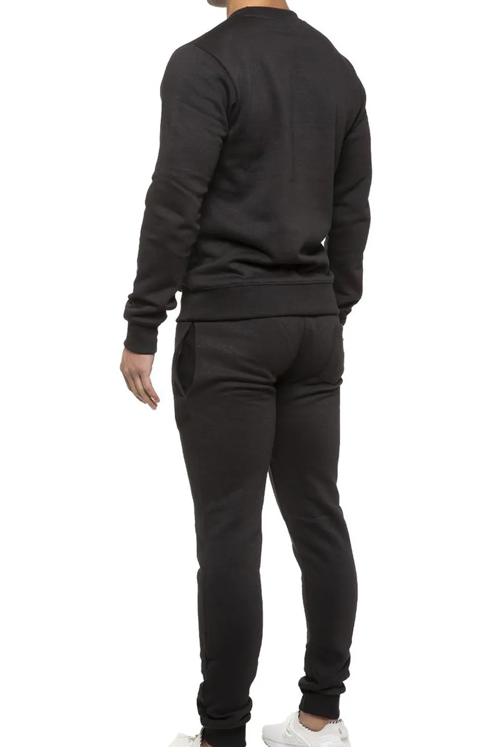 Mens Athletic Crew Neck Tracksuit