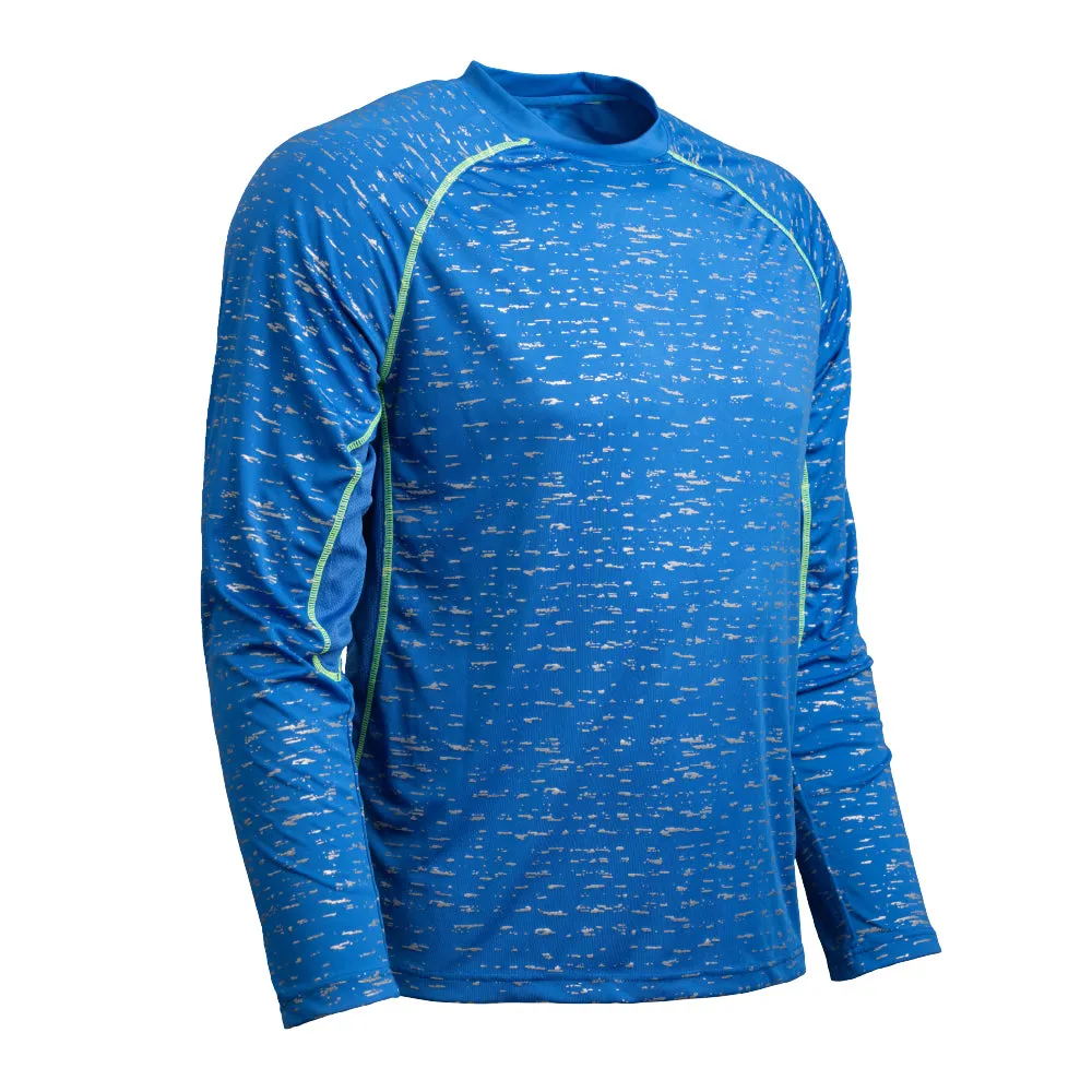 Men’s Blue Long Sleeve WildSpark™ Athletic Shirt