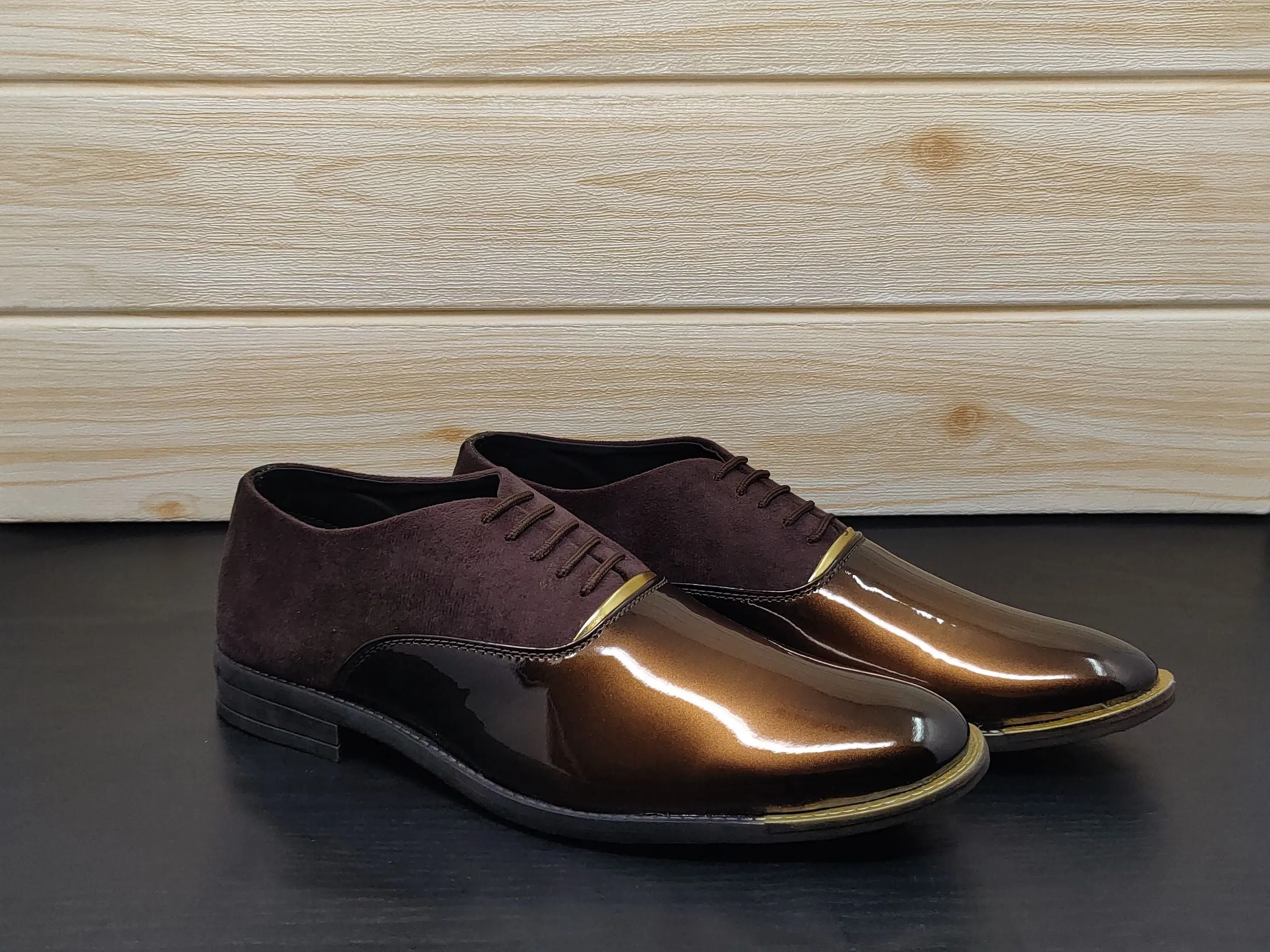 Men's Dark Brown Oxford Shoes for Wedding and Partywear-JonasParamount