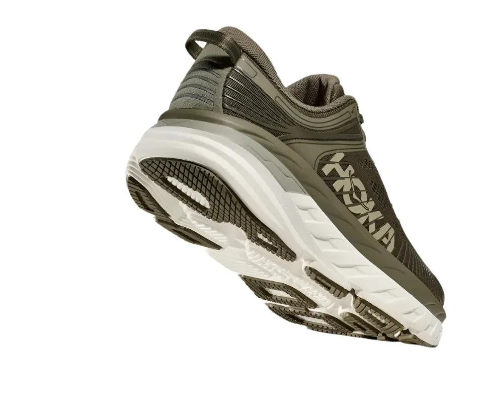 MEN'S HOKA BONDI 7 | OLIVE HAZE / WHITE