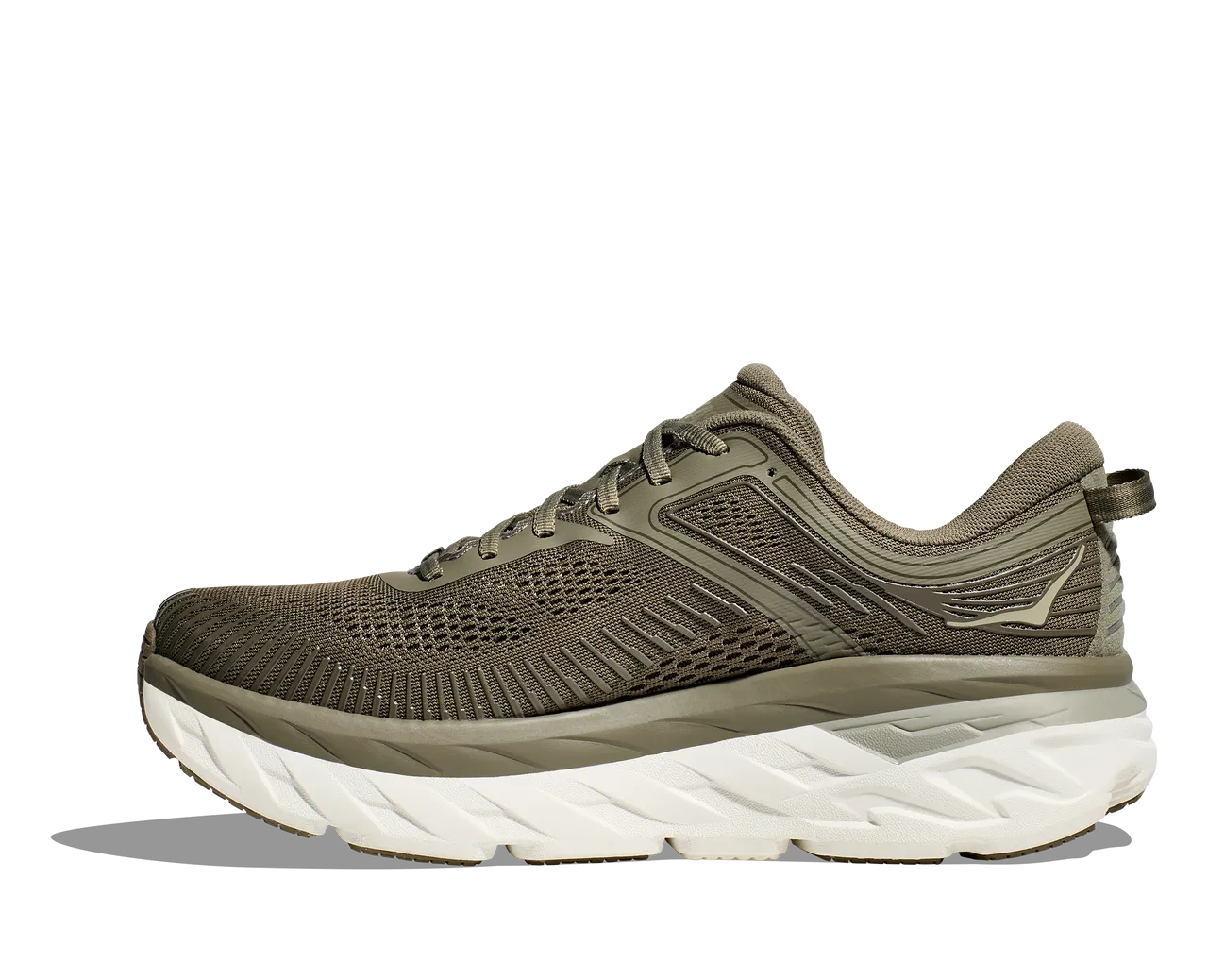 MEN'S HOKA BONDI 7 | OLIVE HAZE / WHITE