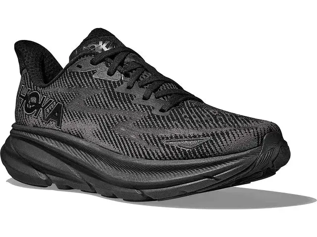 MEN'S HOKA CLIFTON 9 | BLACK / BLACK