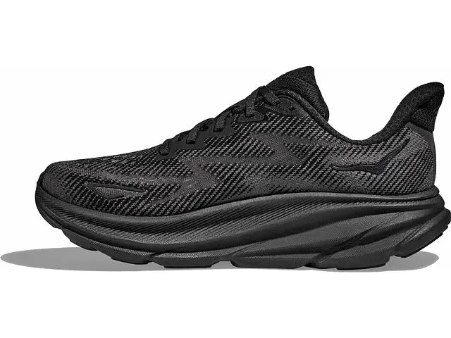 MEN'S HOKA CLIFTON 9 | BLACK / BLACK