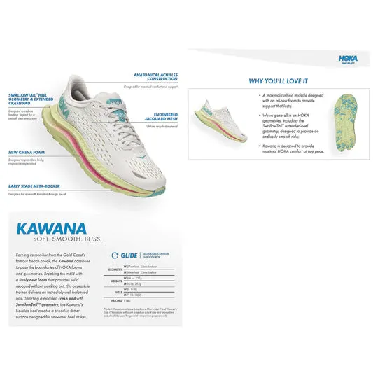 MEN'S HOKA KAWANA | BLACK / LUNAR ROCK