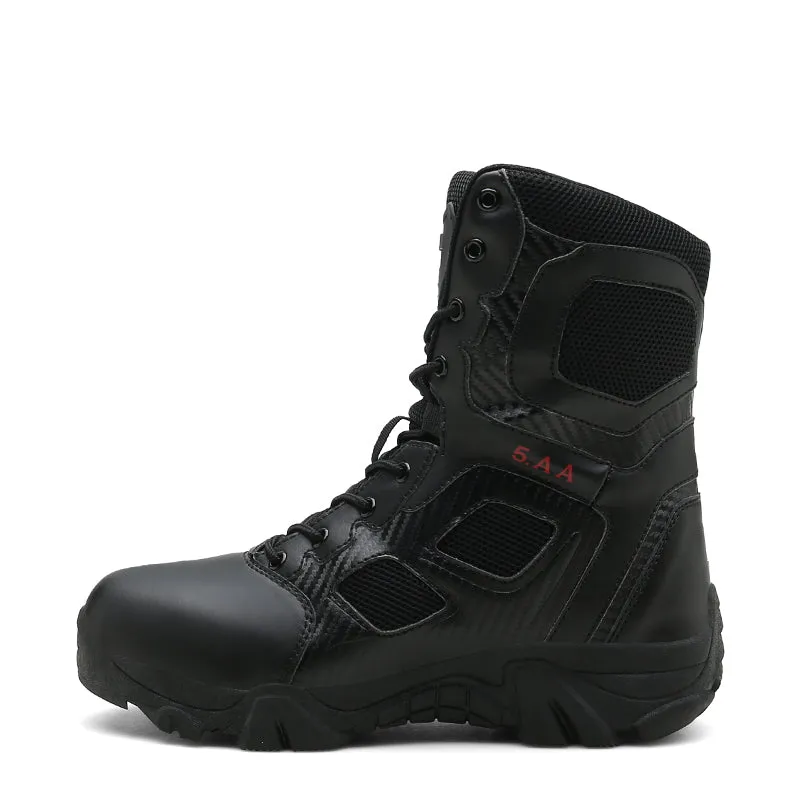 Military Shoes MilTec Tactical Side Zip Boots Black & Desert | 112