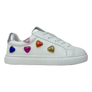 Miss Gaia Hearts Sneaker in Multicolor - Kids