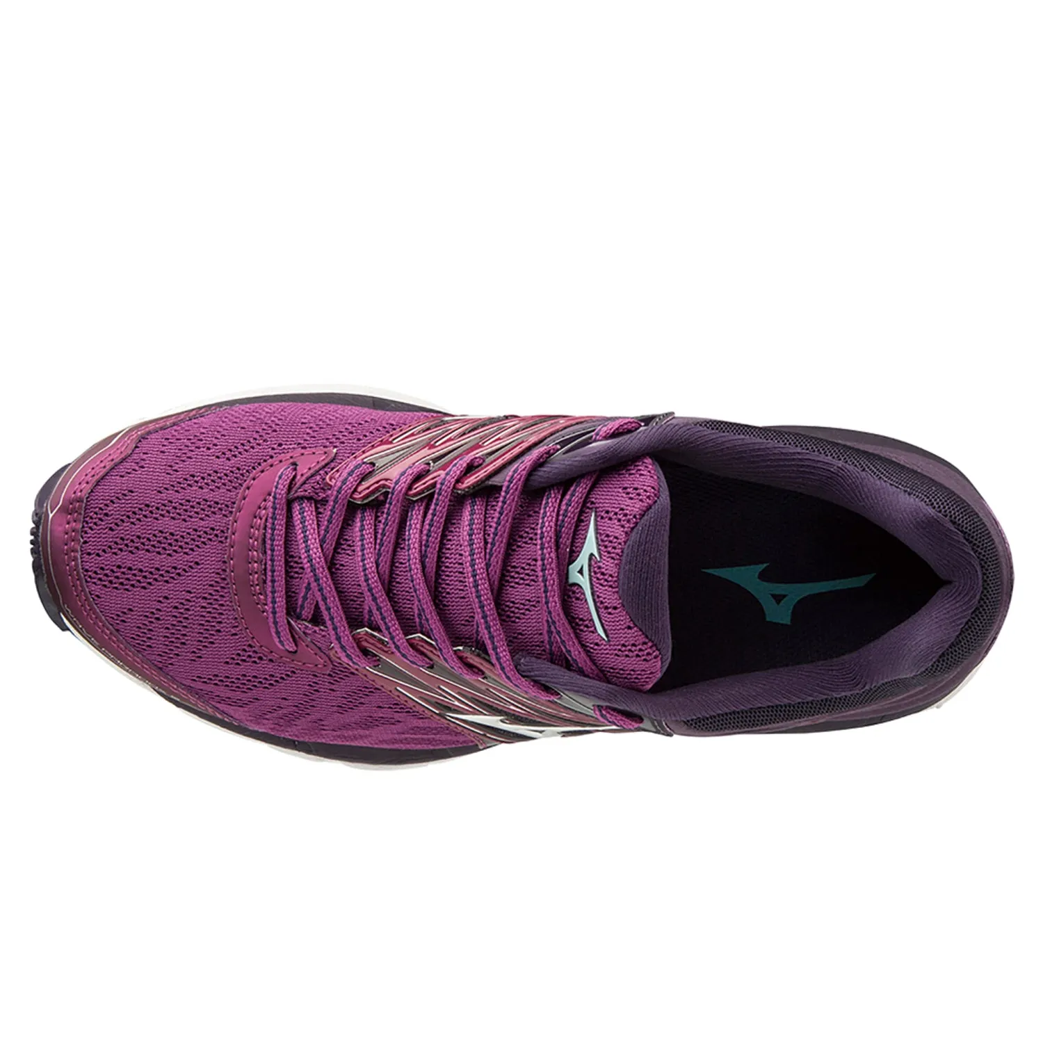 Mizuno Wave Paradox 5 Womens | Pwine/Silver/Mysterioso