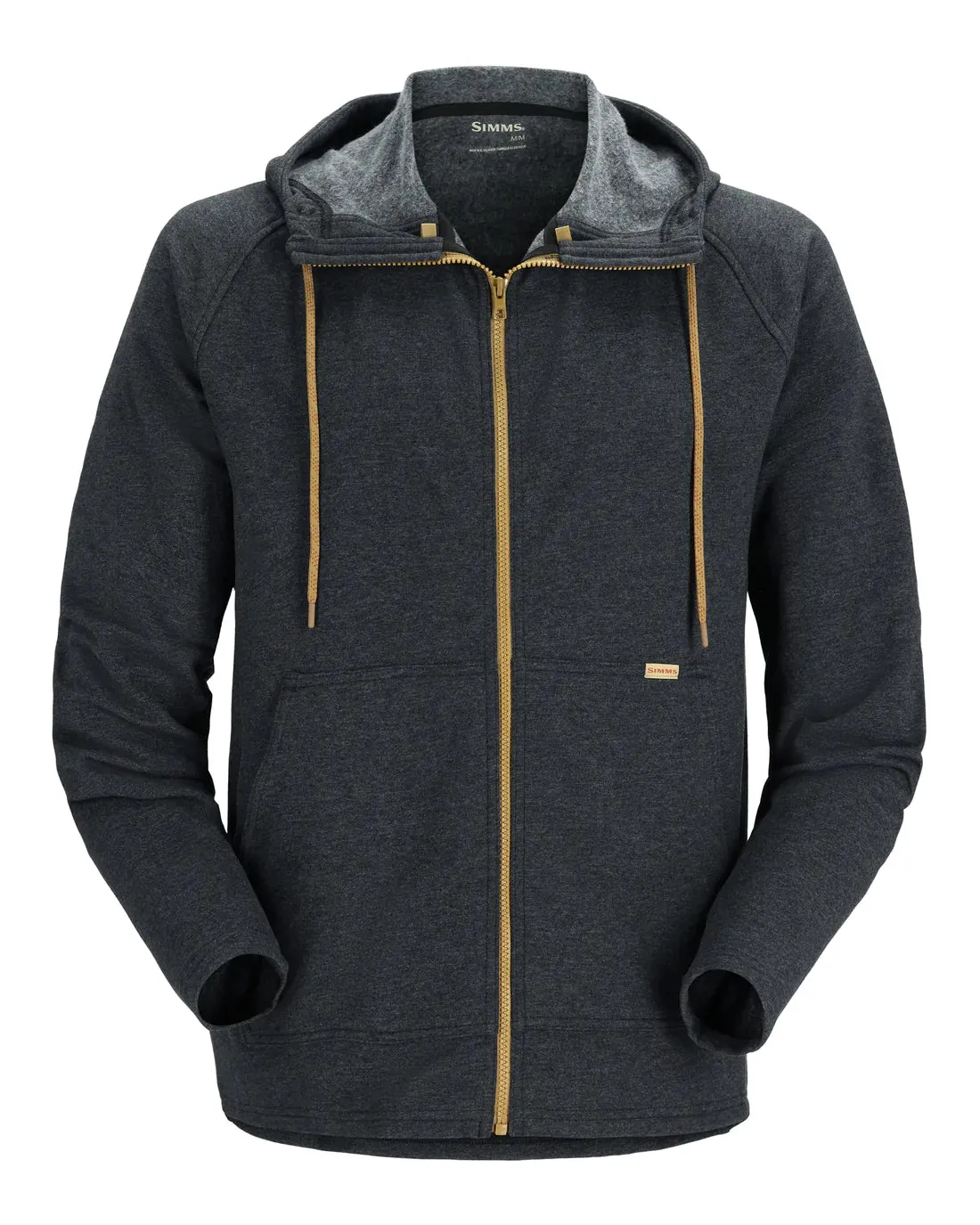 M's Vermilion Full Zip Hoody - Black Heather