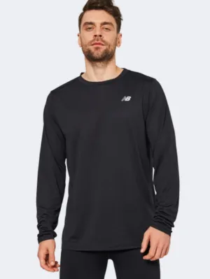 New Balance Core Run Men Performance Long Sleeve Black