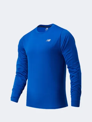 New Balance Core Run Men Performance Long Sleeve Blue