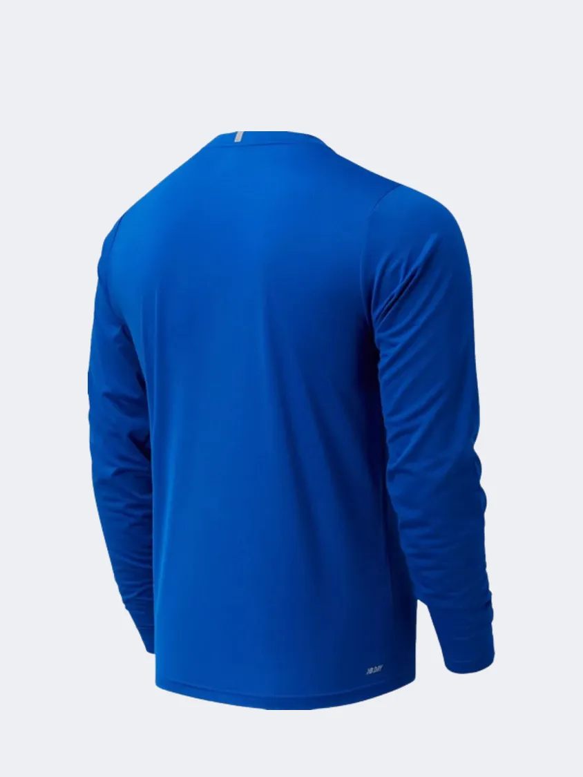 New Balance Core Run Men Performance Long Sleeve Blue