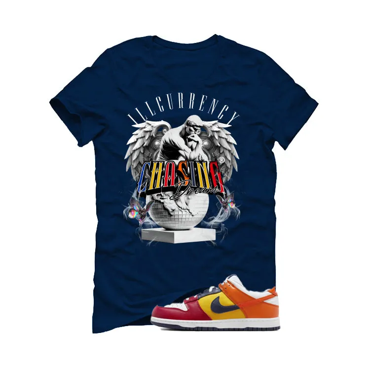 Nike Dunk Low CO.JP What The Navy Blue T-Shirt (Chasing Dreams)| illcurrency