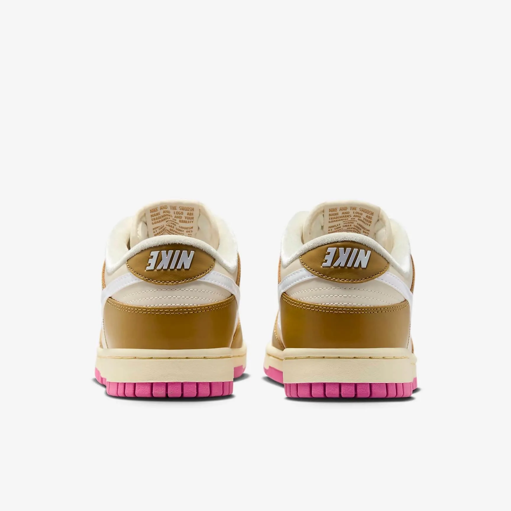 Nike Women's Dunk Low SE Shoes - Bronzine / Pink / Alabaster / Coconut Milk