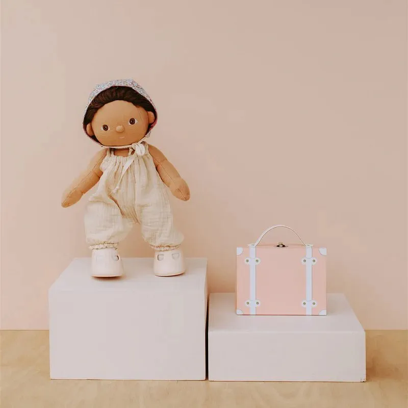 Olli Ella Dinkum Dolls - Travel Togs Blush (Slight Marks on Suitcase)