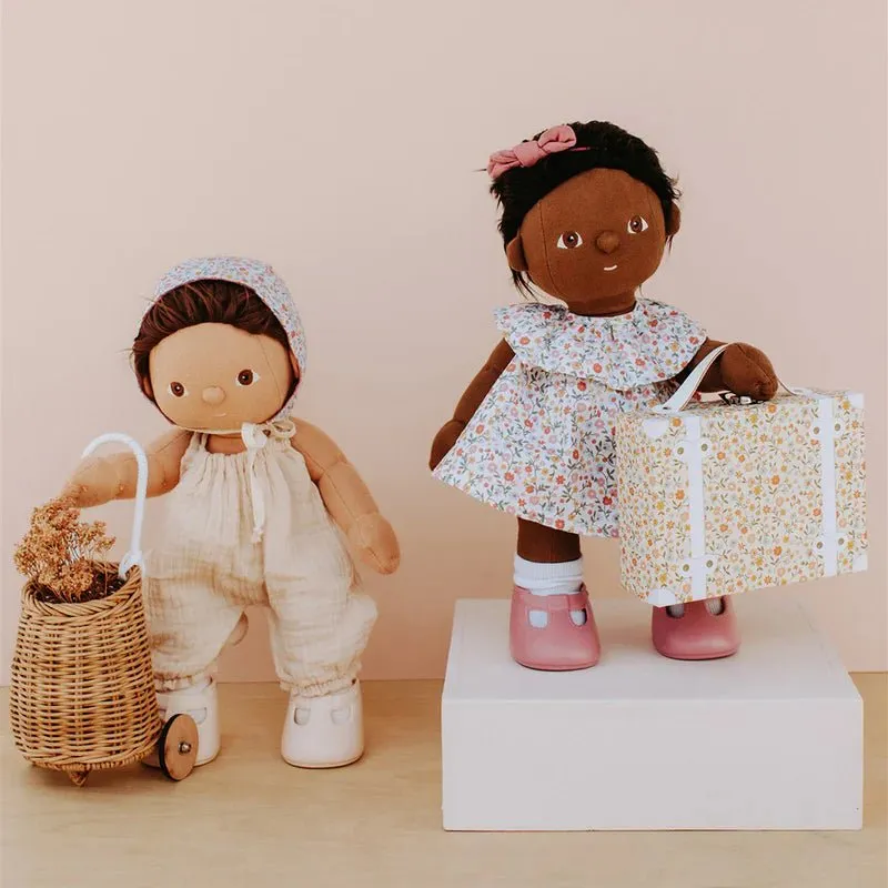 Olli Ella Dinkum Dolls - Travel Togs Blush (Slight Marks on Suitcase)