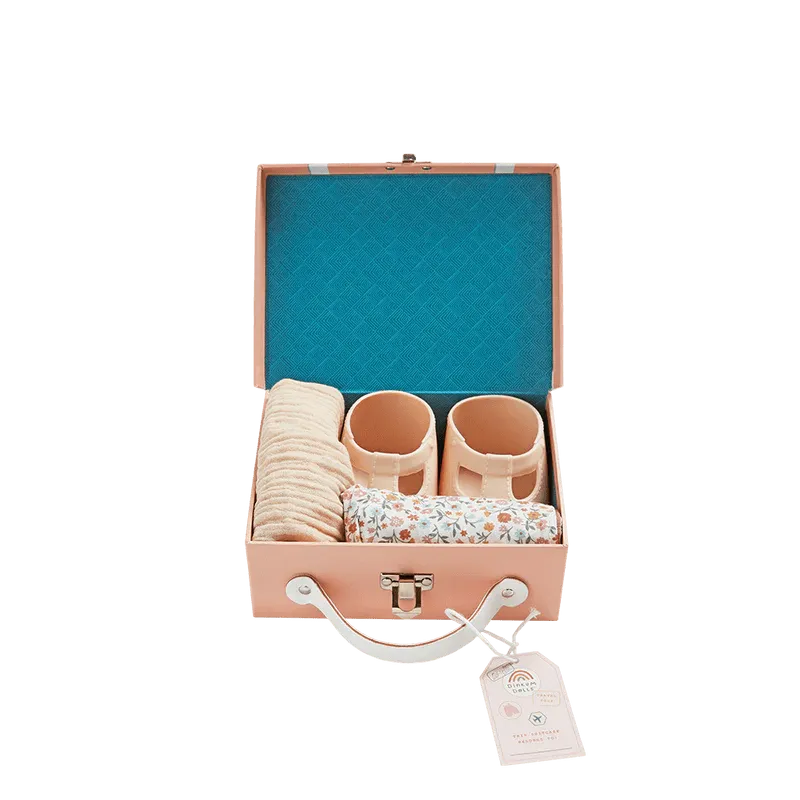 Olli Ella Dinkum Dolls - Travel Togs Blush (Slight Marks on Suitcase)