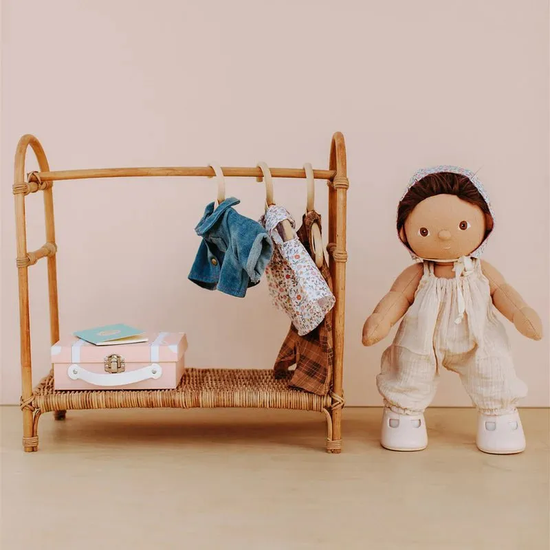 Olli Ella Dinkum Dolls - Travel Togs Blush (Slight Marks on Suitcase)