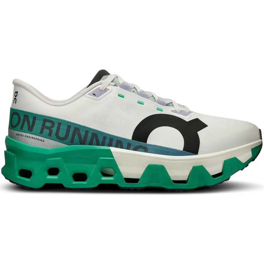 On Men's Cloudmonster Hyper Running Shoes Undyed / Mint