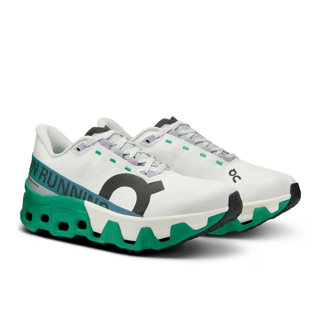 On Women's Cloudmonster Hyper Running Shoes Undyed / Mint