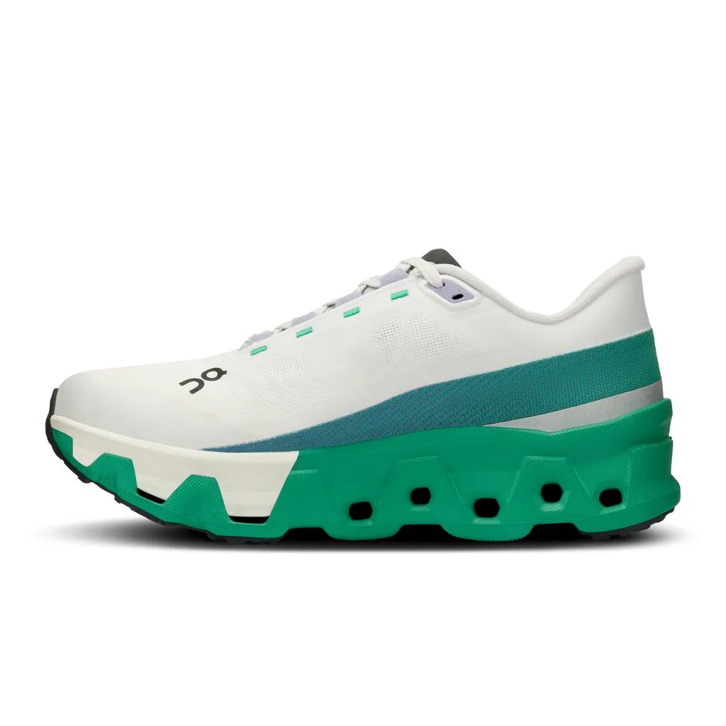 On Women's Cloudmonster Hyper Running Shoes Undyed / Mint