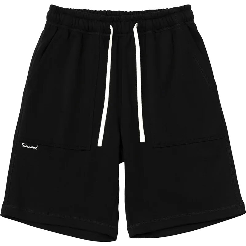 Oversize Jogger Shorts with Pockets - Gym Athletic Sweatpants