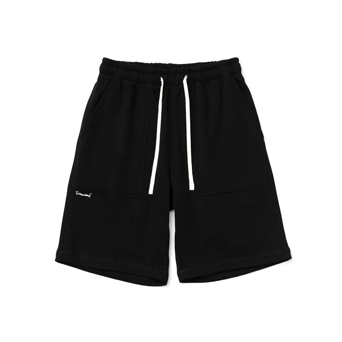 Oversize Jogger Shorts with Pockets - Gym Athletic Sweatpants