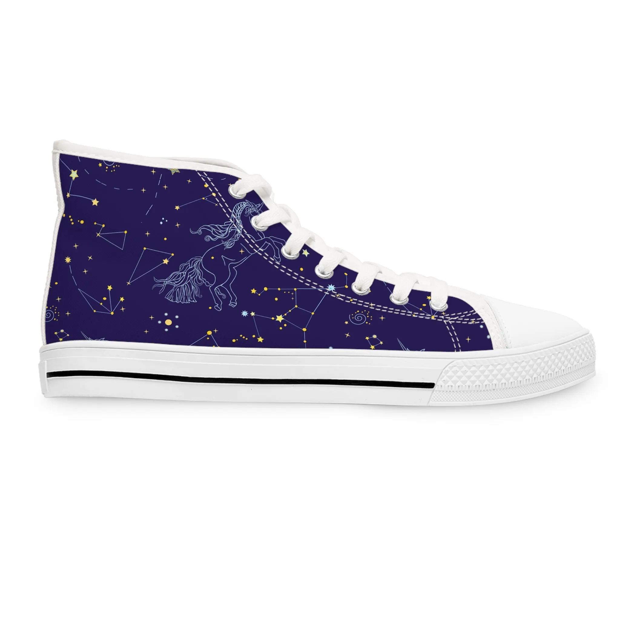 Pegasus Cosmos Space Women's High Top Sneakers