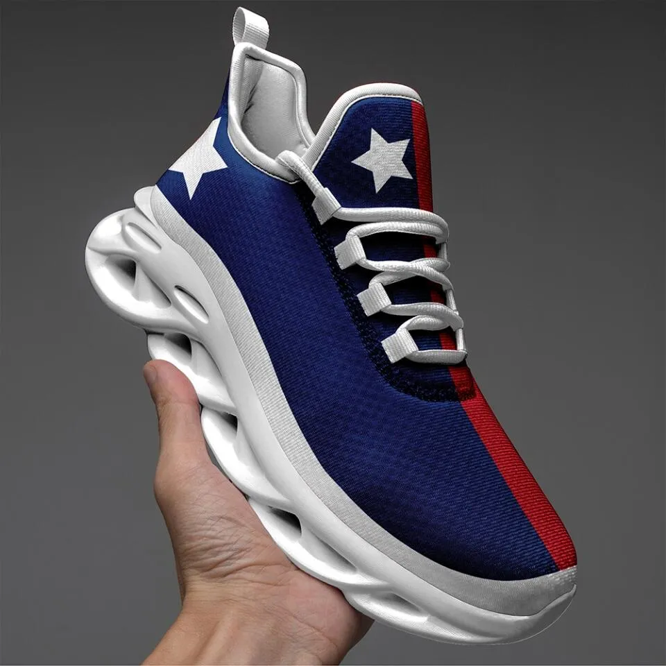 Personalized Corporate Gifts, custom company gifts MaxSoul-B03009 Custom Max Soul American Flag, USA Flag Sneakers Max Soul, Shoes, Printed Shoes